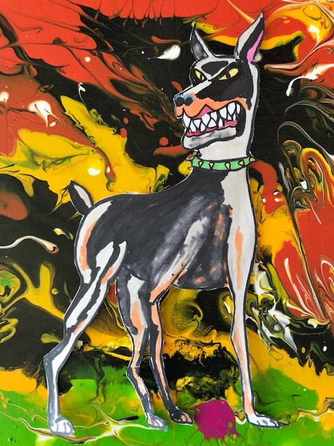 Le chien méchant, par Stéphane